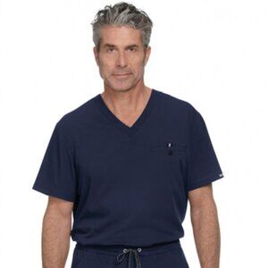 KOI™ 671 Men's On Call Scrub Top - Navy